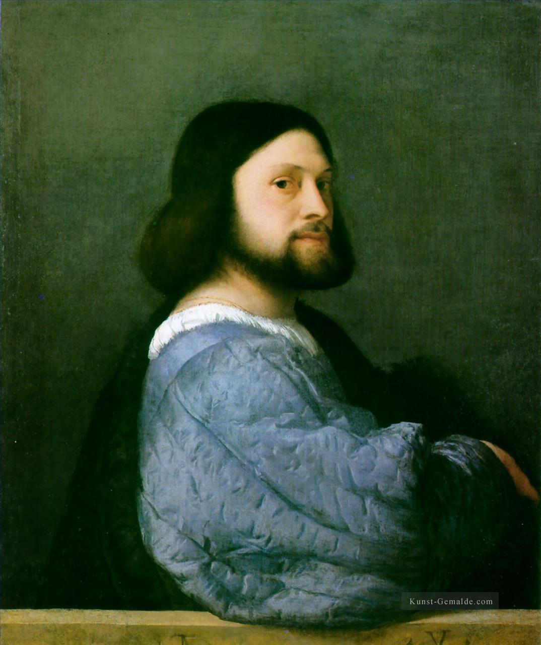 Porträt Ariosto Tizian Ölgemälde